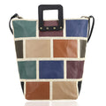 Multi Color Genuine Leather Handbag with Top Handle - Sticky add to cart bar