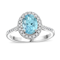 Certified & Appraised Rhapsody AAAA Santa Maria Aquamarine and E-F VS Diamond 2.25 ctw Ring in 950 Platinum 5.85 Grams