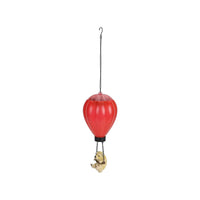 Red Solar Hot Air Balloon Windchime (4.7"x4.7"x19.2")