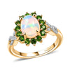 Ethiopian Welo Opal & Chrome Diopside