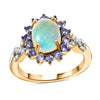 Ethiopian Welo Opal & Tanzanite