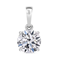 IGI Certified Luxuriant Lab Grown Diamond G VS2 3.00 ctw Solitaire Pendant without Chain in 950 Platinum
