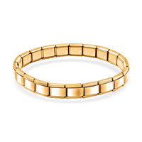 Link Chain Bracelet in ION Plated YG Stainless Steel (7.5-8.0In)
