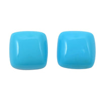 AAAA Sleeping Beauty Turquoise Set of 2 (Cush 8 mm) 3.80 ctw