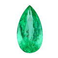 Certified and Appraised AAAA Boyaca Colombian Emerald (Pear Free Size) 5.00 ctw - Sticky add to cart bar