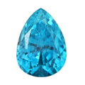 AAAA Blue Zircon (Pear Free Size) 4.50 ctw - Sticky add to cart bar
