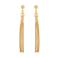 14K YG Over Sterling Silver Earrings 3.20 Grams