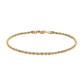Rope Chain Bracelet in 20K Yellow Gold (6.50 In) 1.30 Grams - Sticky add to cart bar