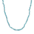 Apatite 40.00 ctw Beaded Necklace in Rhodium Over Sterling Silver 18-20 Inches - Sticky add to cart bar