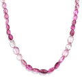 Pink Tourmaline 65.00 ctw Beaded Necklace in 18K Yellow Gold Over Sterling Silver 18-20 Inches - Sticky add to cart bar