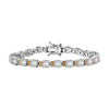 Moissanite & Yellow Sapphire
