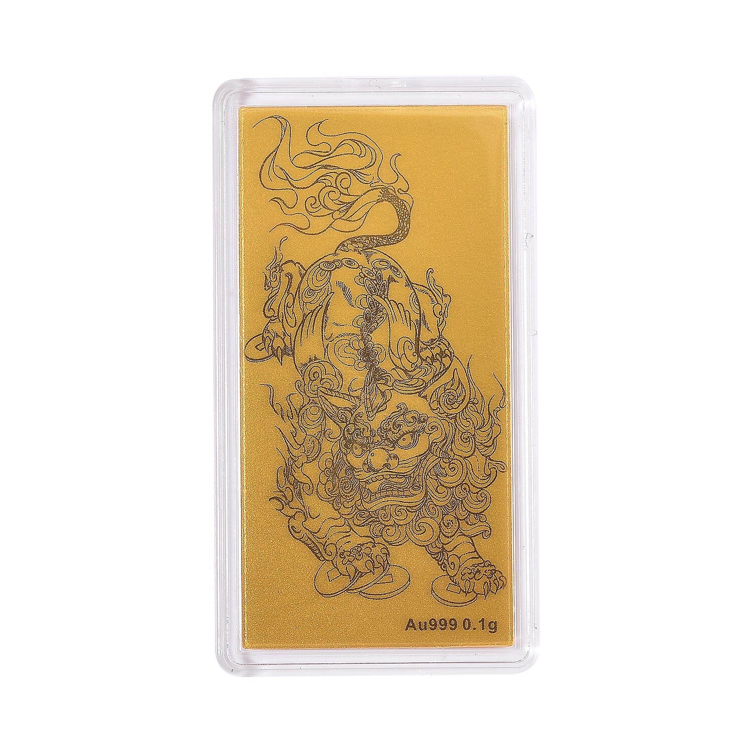 24K Gold Pixiu Emboss Sheet 100mg