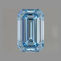 IGI Certified Luxuriant Lab Grown Blue Diamond (VS2) (Emerald Mix mm) 5.00 ctw - Sticky add to cart bar