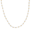 D'Joy Pearl Necklace 20 Inches in 18K Vermeil Yellow Gold Over Sterling Silver - Sticky add to cart bar