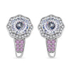 Moissanite & Pink Sapphire