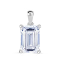 IGI Certified Lab Grown Diamond G VS2 3.00 ctw Solitaire Pendant without Chain in 950 Platinum - Sticky add to cart bar