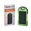 Homesmart Green Carabiner Solar 5000 mAh Battery Charger with USB & Emergency LED Torch - Sticky add to cart bar