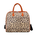 Black, Yellow Leopard Pattern Tote Bag with 40" Shoulder Strap - Sticky add to cart bar
