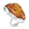 Baltic Amber Ring in Sterling Silver (Size 10.0) - Sticky add to cart bar