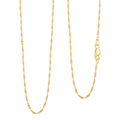 Italian 1mm Perfectina Necklace in 10K Yellow Gold 18 Inches 1.15 Grams - Sticky add to cart bar