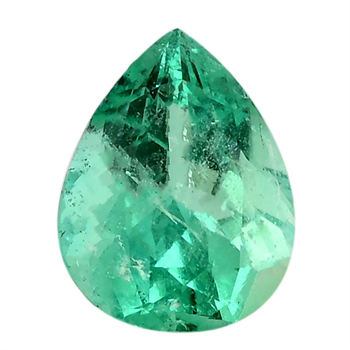 Collectors Choice Certified & Appraised AAAA Boyaca Colombian Emerald (Pear Free Size) 6.00 ctw