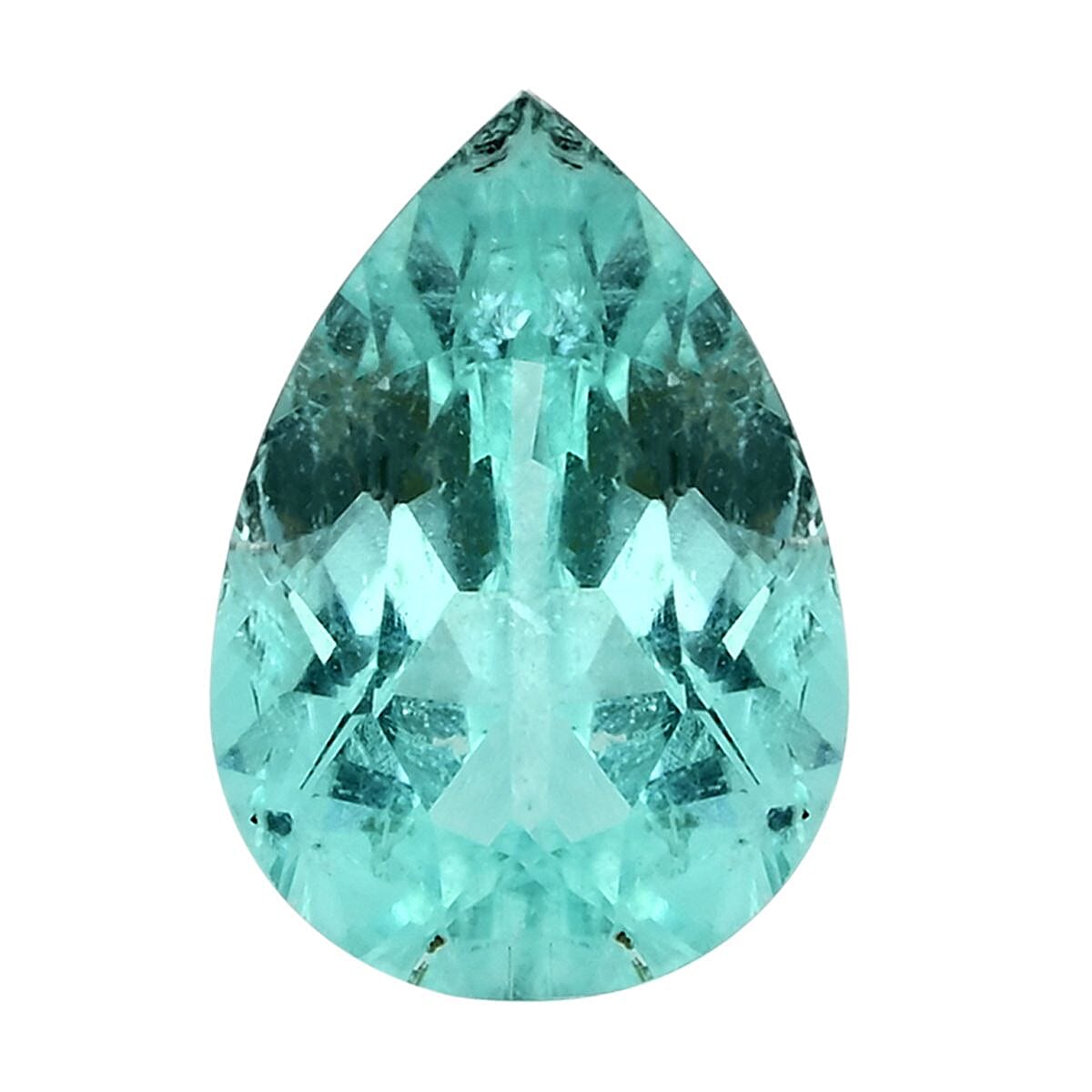 Certified & Appraised AAAA Paraiba Tourmaline (Pear Free Size) 0.40 ctw