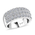 Luxuriant Lab Grown Diamond Ring in Sterling Silver (Size 7.0) 1.50 ctw - Sticky add to cart bar