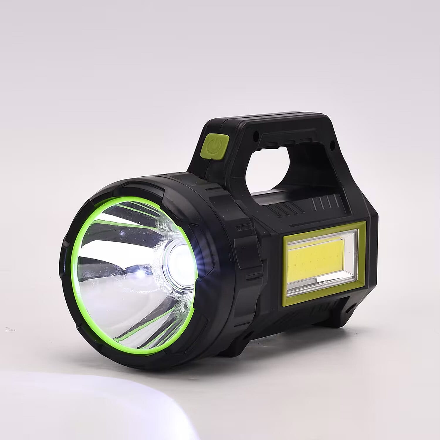 Solar Multi-Functional Outdoor Flashlight (2400mAh) with 7 Light Modes (Powered by Solar Charging and USB Cable)