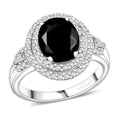 EverTrue Elite Shungite, White Zircon Ring in Platinum Bond (Size 10.0) 2.40 ctw - Sticky add to cart bar
