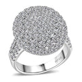 Luxuriant Lab Grown Diamond G SI 2.28 ctw Ring in Sterling Silver - Sticky add to cart bar