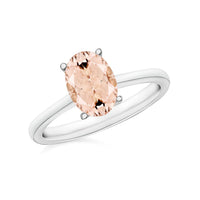 Pink Morganite Iconic Solitaire Ring