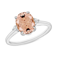 Marropino Morganite and Diamond Ring