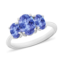 Tanzanite Trilogy Ring