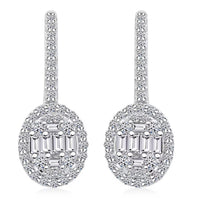 Luxuriant Lab Grown Diamond G SI 1.75 ctw Earrings in Sterling Silver