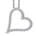 Luxuriant Lab Grown Diamond G SI 0.25 ctw Pendant without Chain in Sterling Silver - Sticky add to cart bar