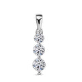 Luxuriant Lab Grown Diamond G SI 0.50 ctw Pendant without Chain in Sterling Silver - Sticky add to cart bar
