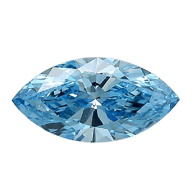 Doorbuster IGI Certified Luxuriant Lab Grown Blue Diamond (Marquee) (VS2) 1.00 ctw