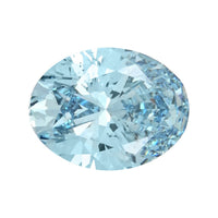 IGI Certified Luxuriant Lab Grown Blue Diamond (Oval) (VS2) 1.00 ctw