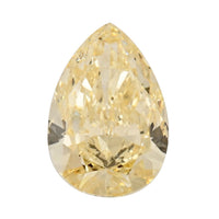 IGI Certified Luxuriant Lab Grown Yellow Diamond (Pear) (VS2) 1.00 ctw