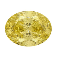 IGI Certified Luxuriant Lab Grown Yellow Diamond (Oval) (VS2) 2.00 ctw