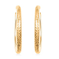 39.5x4mm Hoop Earrings in 14K Yellow Gold 3.30 Grams - Sticky add to cart bar