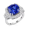 Doorbuster Certified & Appraised Rhapsody 950 Platinum AAAA Tanzanite, Diamond (E-F, VS) (0.90 cts) Ring (Size 10.0) (9.68 g) (Del. in 7-10 Days) 8.00 ctw - Sticky add to cart bar