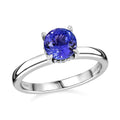 Luxoro AAA Tanzanite and G-H I2 Diamond 2.05 ctw Ring in 10K White Gold - Sticky add to cart bar