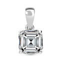 SGL Certified Asscher Cut Luxuriant Lab Grown Diamond G-H VS 0.75 ctw Pendant in 950 Platinum - Sticky add to cart bar