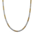 6mm Chain Necklace in ION Plated YG and Stainless Steel 24-26 Inches - Sticky add to cart bar