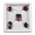 Watermelon Quartz Triplet Set of 5 (Mix Mix Size) 25.00 ctw - Sticky add to cart bar