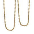 Rope Chain Necklace in 22K Yellow Gold 26 Inches 4.15 Grams - Sticky add to cart bar