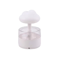 Rain Cloud Humidifier Water Fall with 7 Color Changing LEDS and 5 Pure Essential Oils for Aromatherapy