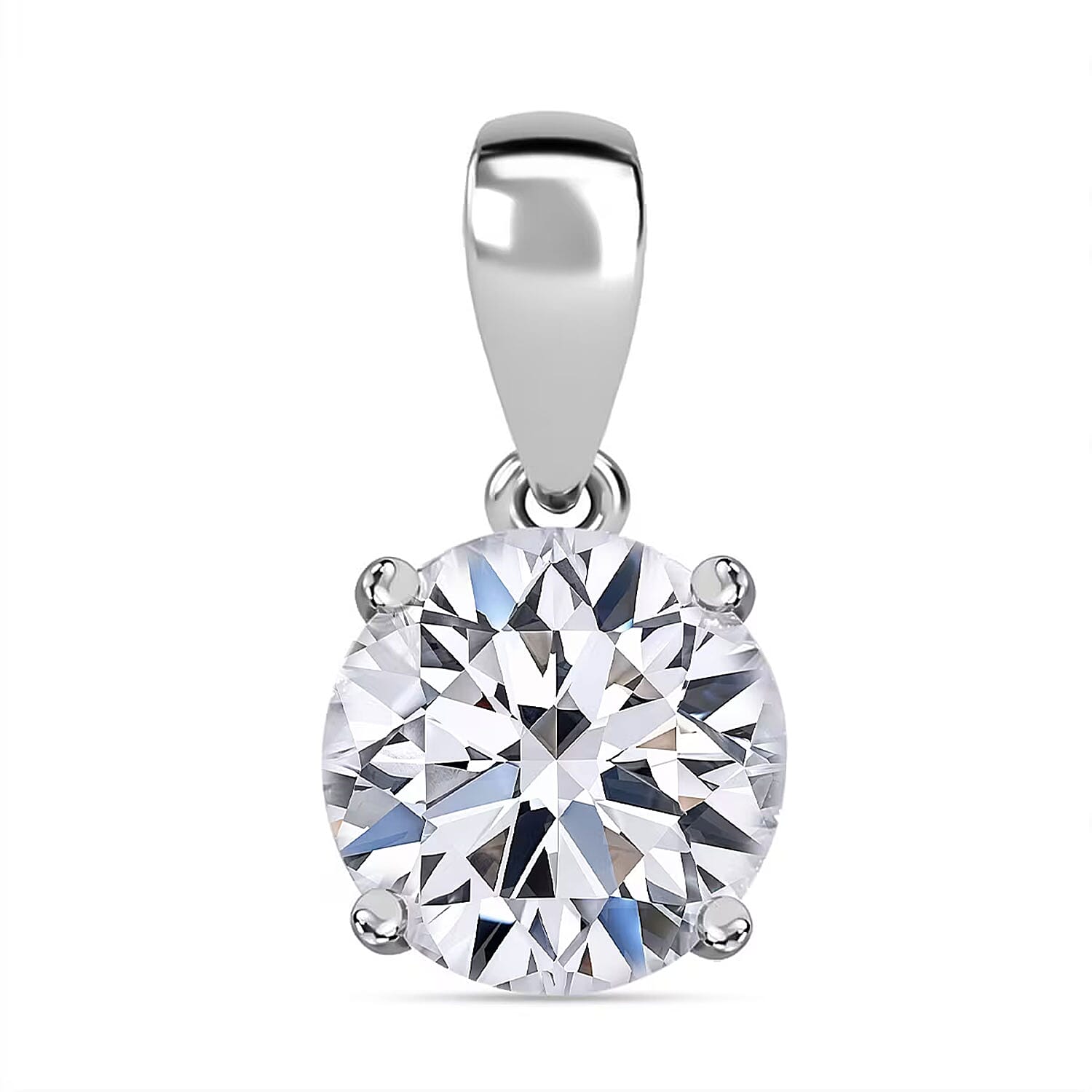IGI Certified Luxuriant Lab Grown Diamond G-H VS 2.00 ctw Solitaire Pendant without Chain in 950 Platinum
