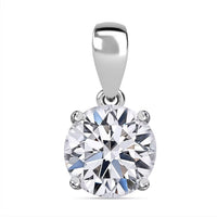 IGI Certified Luxuriant Lab Grown Diamond G-H VS 2.00 ctw Solitaire Pendant without Chain in 950 Platinum